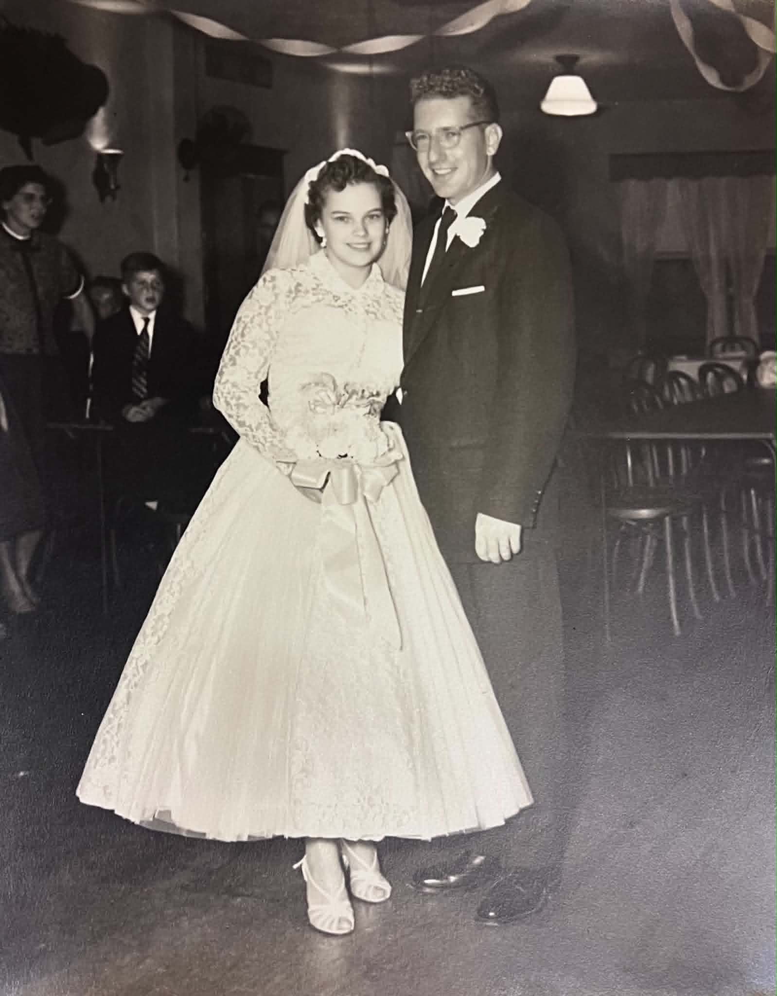 Grandmom and Grandpop Murray on their wedding day